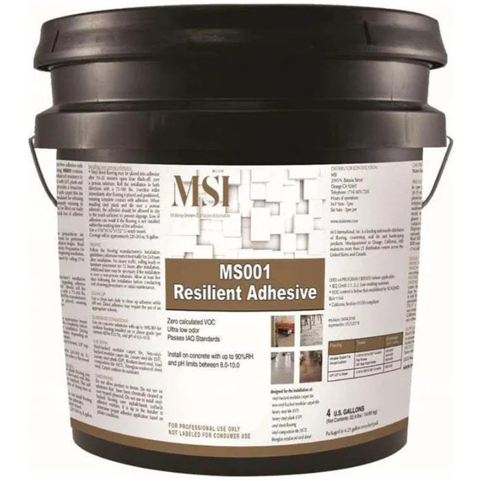 - MSI LVT Universal Pressure Adhesive 4G MS001 XLVTUPADH-4G (1040 SF)