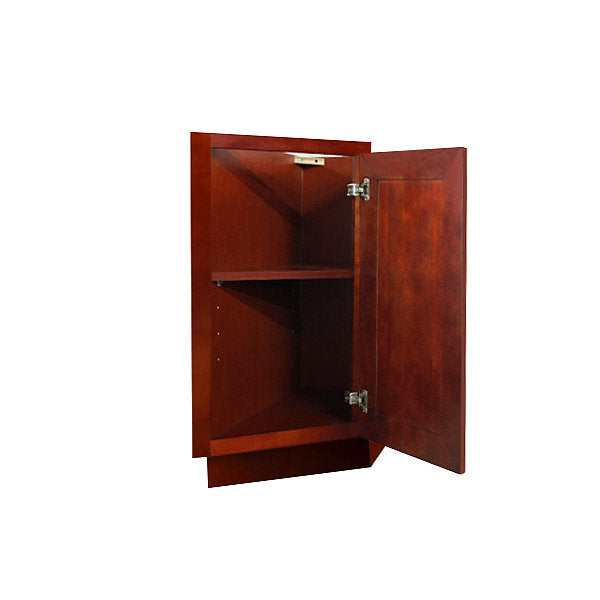 Cherry Maple Base End Angle Cabinet with One Door @