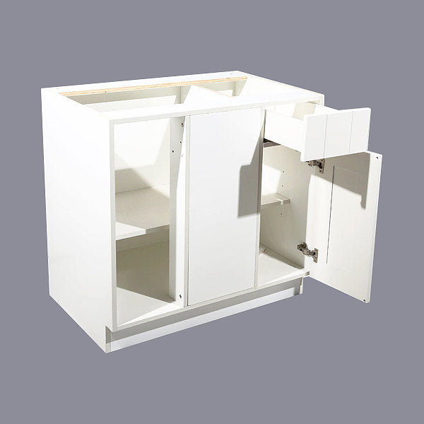 White Shaker Base Blind Cabinet 36-42 L/R