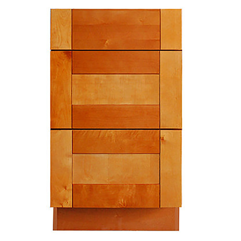 Honey Spice Drawer Base Cabinet 12-24