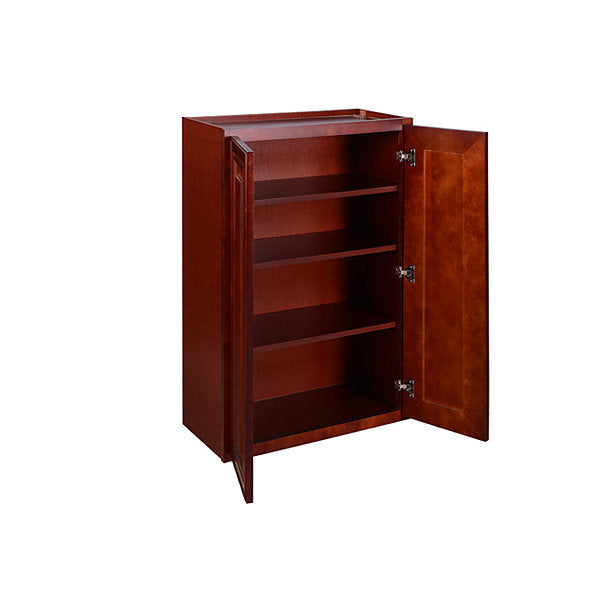 Cherry Rope Wall Cabinet 39” H