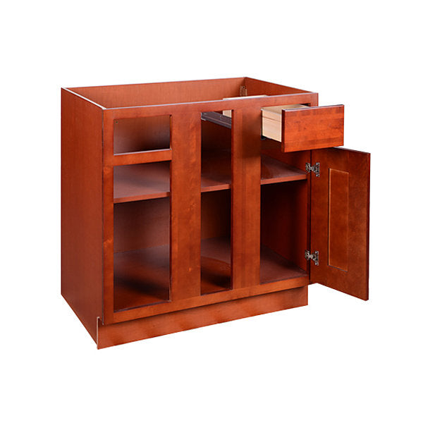 Cherry Shaker Base Blind Cabinet 36-42 L/R