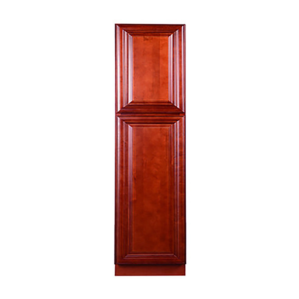 Cherry Maple Pantry Cabinet with Two Doors @