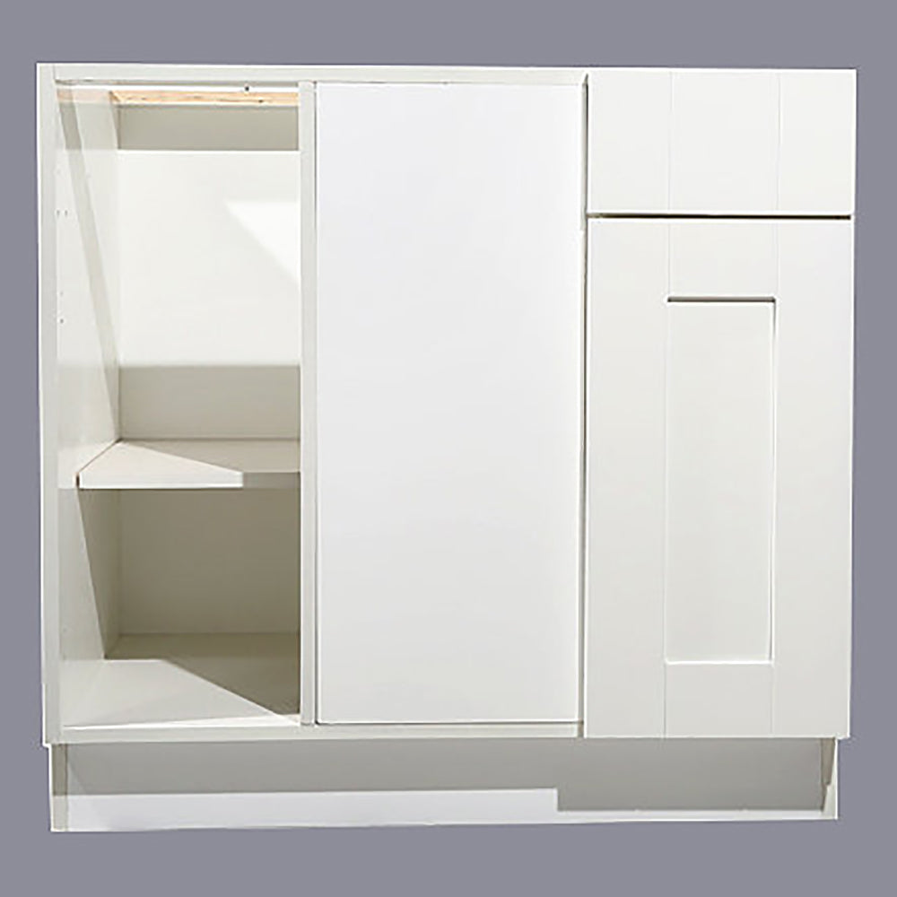 White Shaker Base Blind Cabinet 36-42 L/R