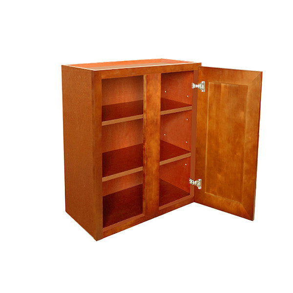 Cherry Shaker Wall Blind Corner Cabinet