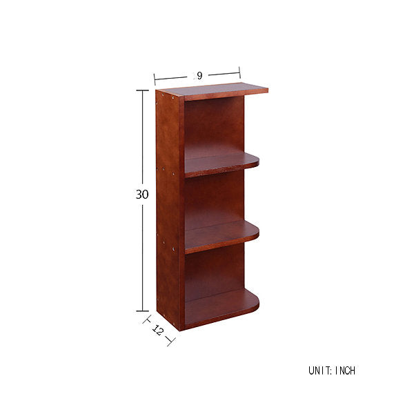 Cherry Maple Wall End Open Shelf@