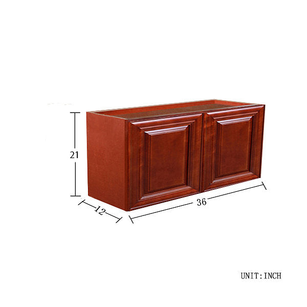 Cherry Maple Wall Cabinet 12" Deep 21"H @