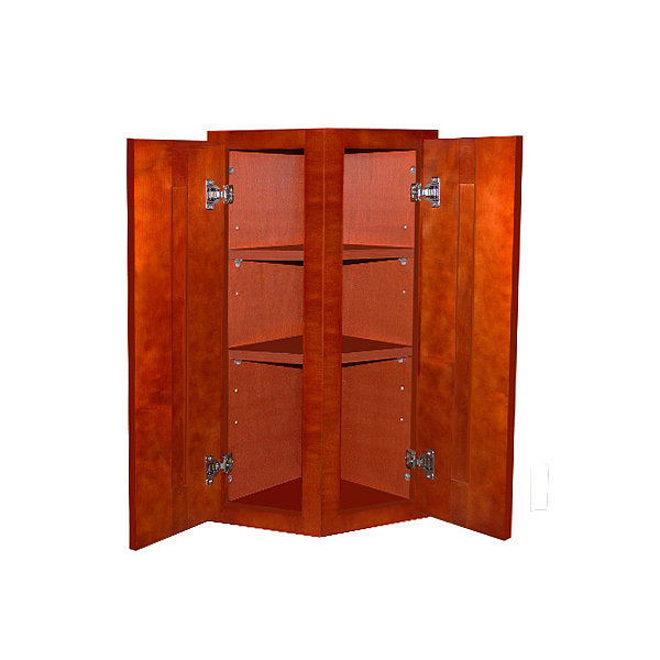 Cherry Shaker Wall End Cabinet