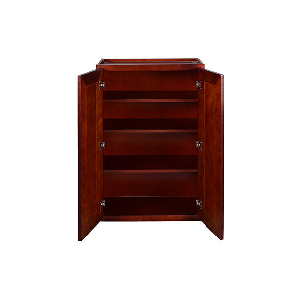 Cherry Rope Wall Cabinet 39” H