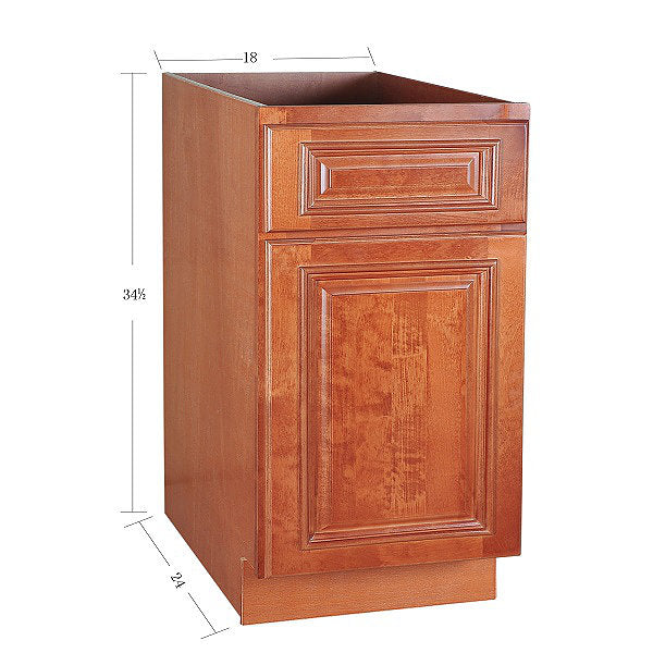 Wine Maple Base Cabinet 09-18