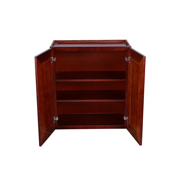 Cherry Rope Wall Cabinet 30” H