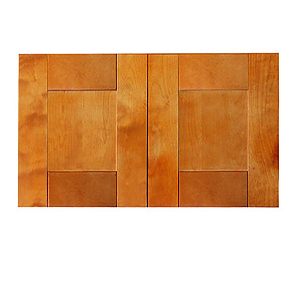 Honey Spice Wall Cabinet with Two Doors 15”H