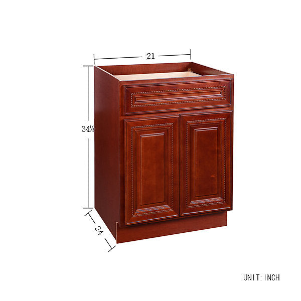 Cherry Rope Base Cabinet 21-30