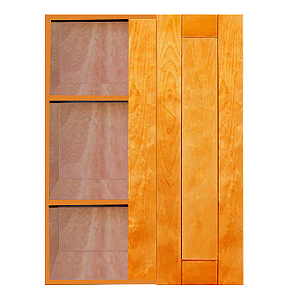 Honey Spice Wall Blind Corner Cabinet