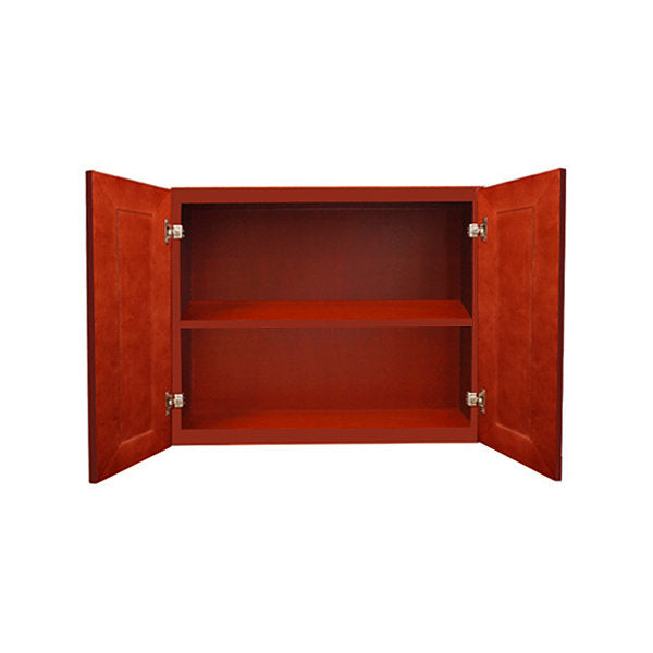 Cherry Maple Wall Cabinet 24 Deep 24H