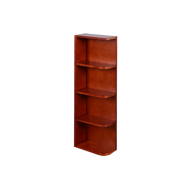 Cherry Shaker Wall End Open Shelf