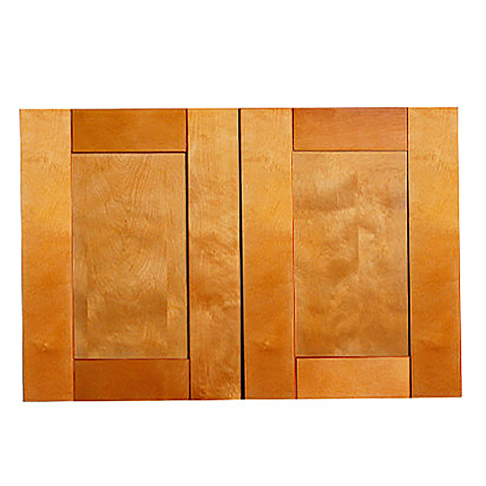 Honey Spice Wall Cabinet with Two Doors 21”H