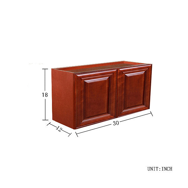 Cherry Maple Wall Cabinet 12 Deep 18H @