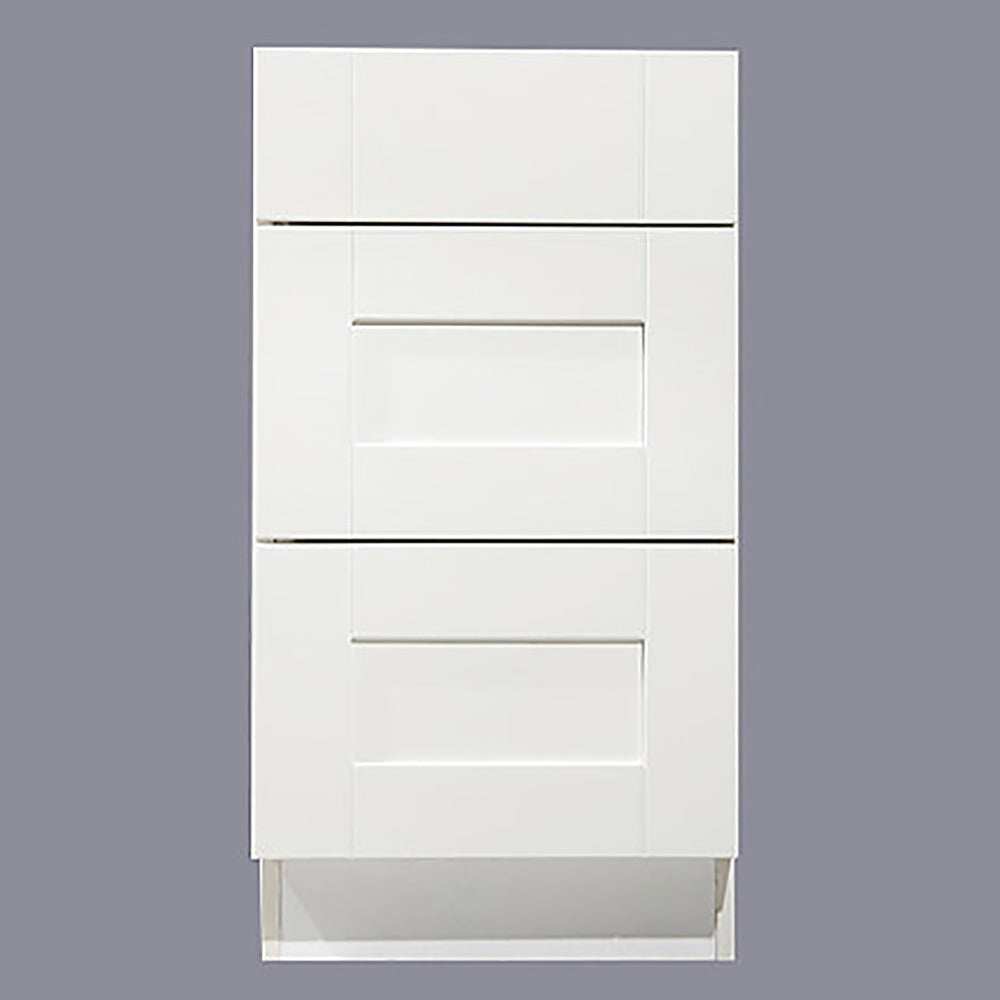 White Shaker Drawer Base Cabinet 12-24