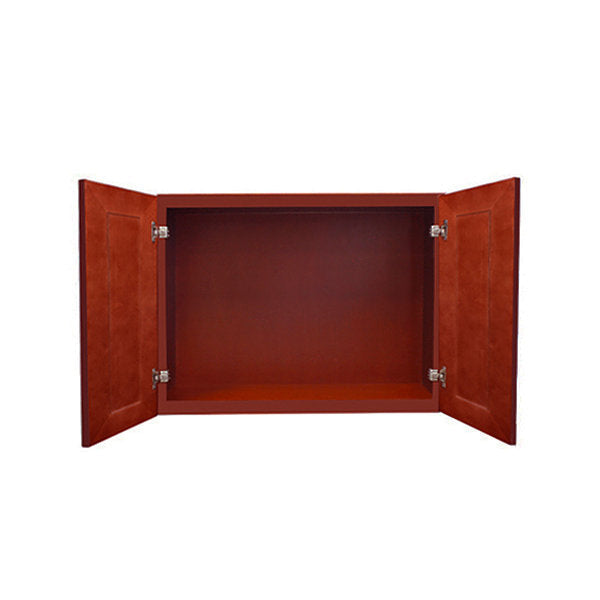 Cherry Rope Wall Cabinet 12 Deep 24”H