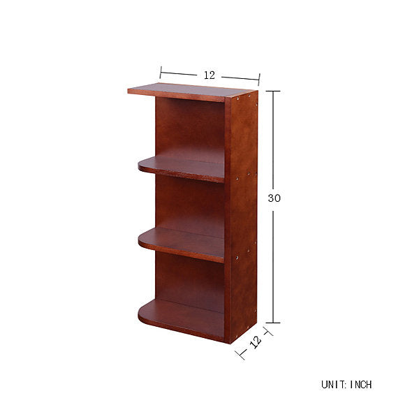 Cherry Maple Wall End Open Shelf@