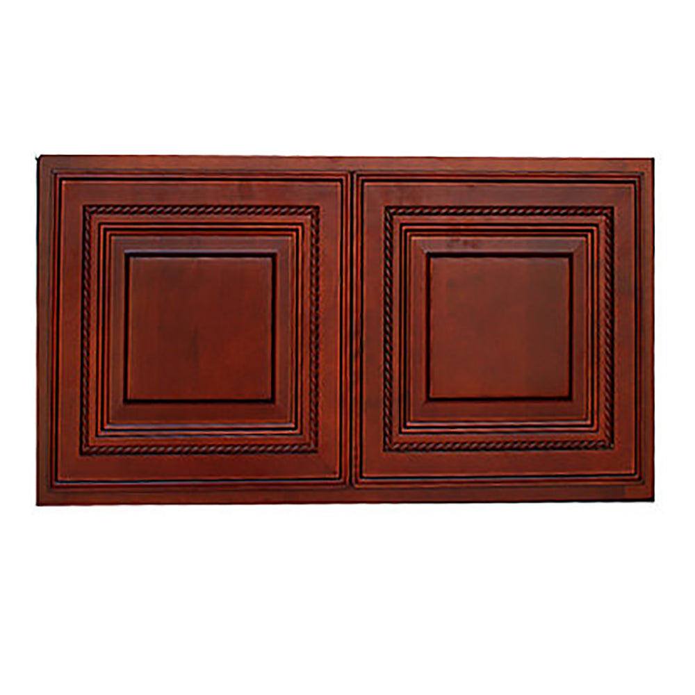 Cherry Rope Wall Cabinet 12" Deep 12”H