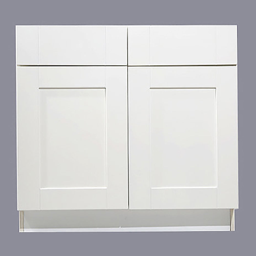 White Shaker Base Cabinet 33-36