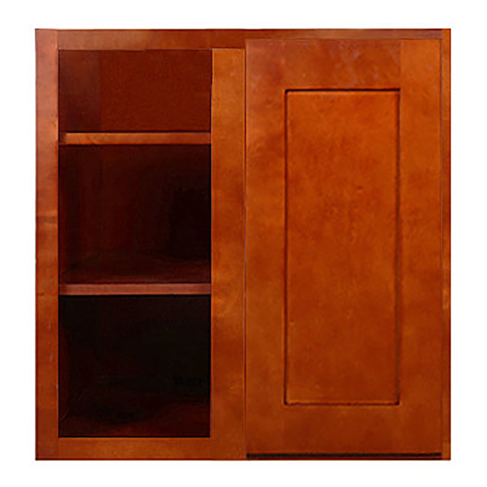 Cherry Shaker Wall Blind Corner Cabinet