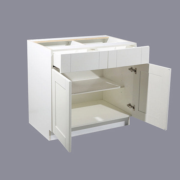 White Shaker Base Cabinet 33-36