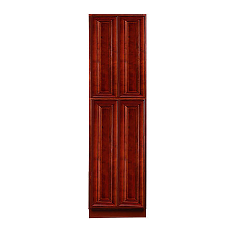 Cherry Maple Pantry Cabinet with Four Doors @