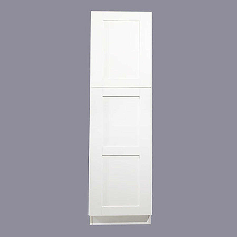 White Shaker Pantry Cabinet with Two Doors