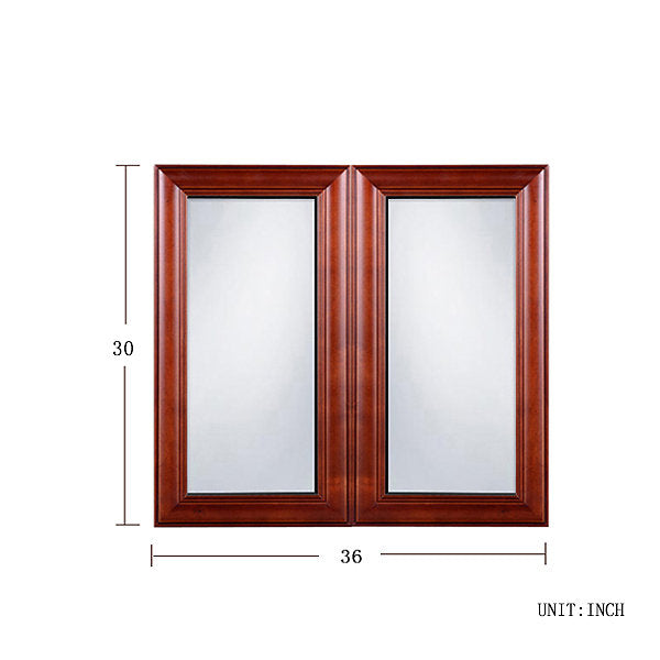 Cherry Maple Glass Door (Two Doors)@