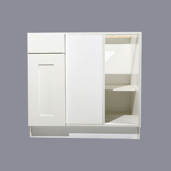 White Shaker Base Blind Cabinet 36-42 L/R