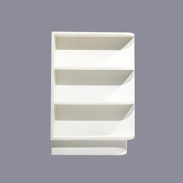 White Shaker Base Open Shelf