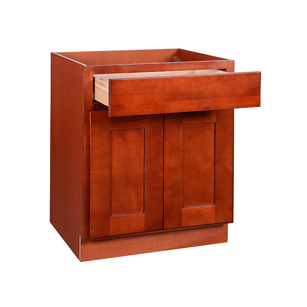 Cherry Shaker Base Cabinet 21-30