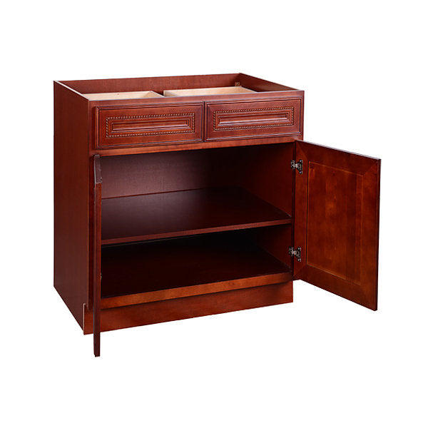 Cherry Rope Base Cabinet 33-36