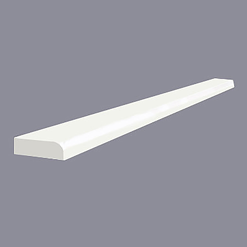 White Shaker Scribe Molding