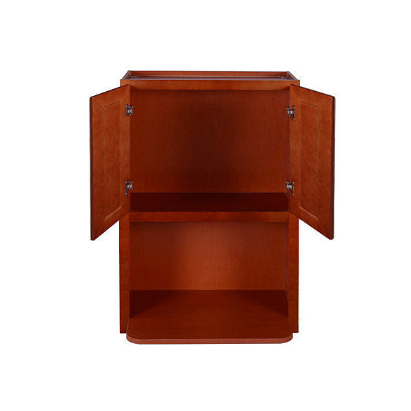 Cherry Maple Wall Microwave Cabinet@