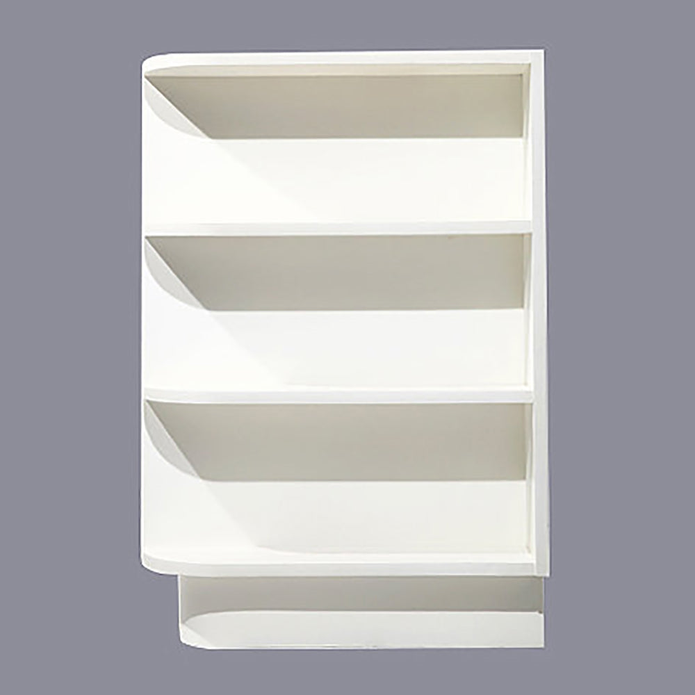 White Shaker Base Open Shelf