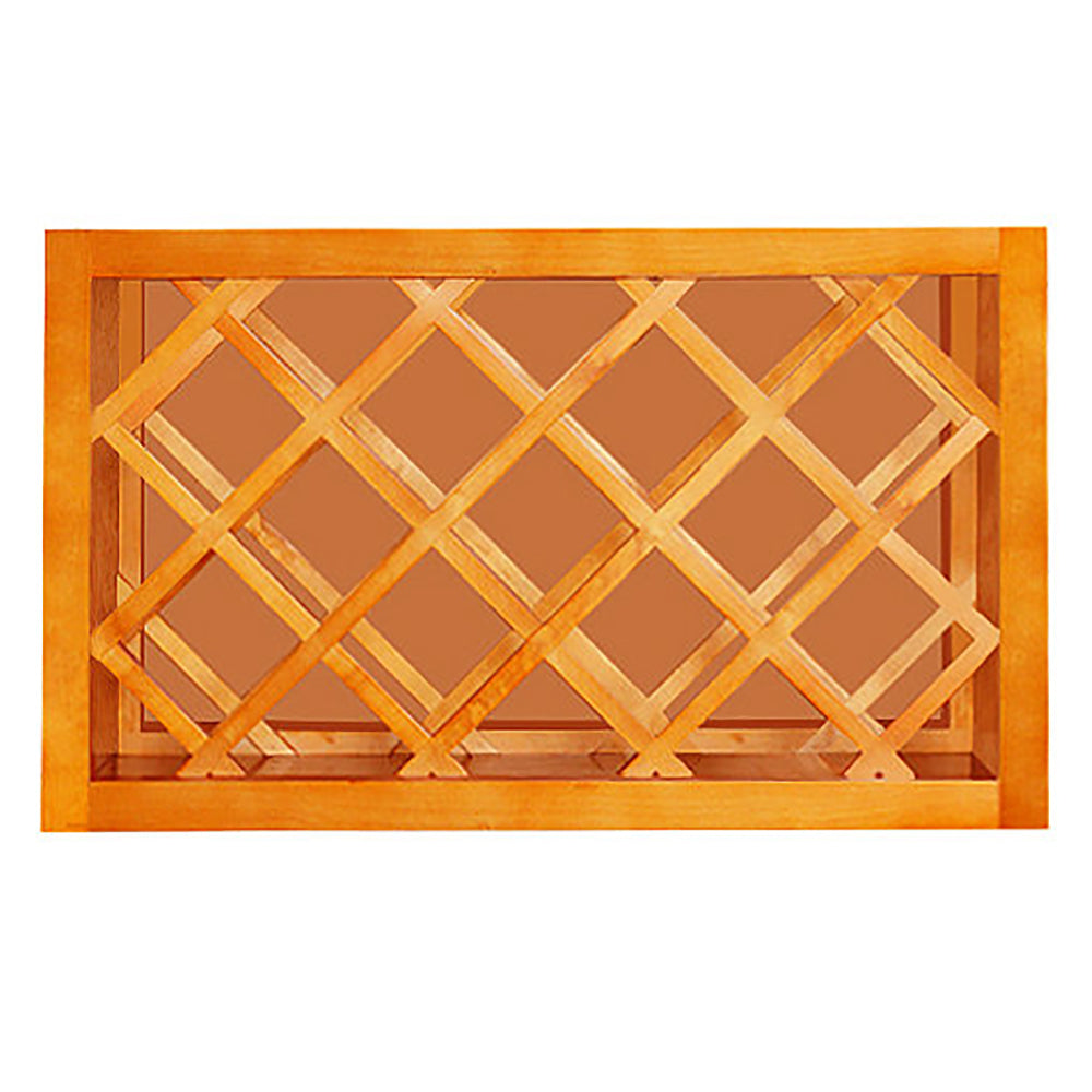 Honey Spice Wall Wine Rack Cabinet