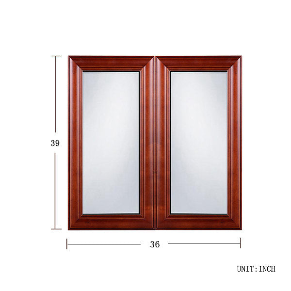 Cherry Maple Glass Door (Two Doors)@