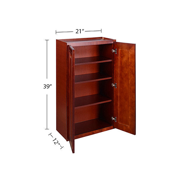 Cherry Maple Wall Cabinet 12 Deep 39H @