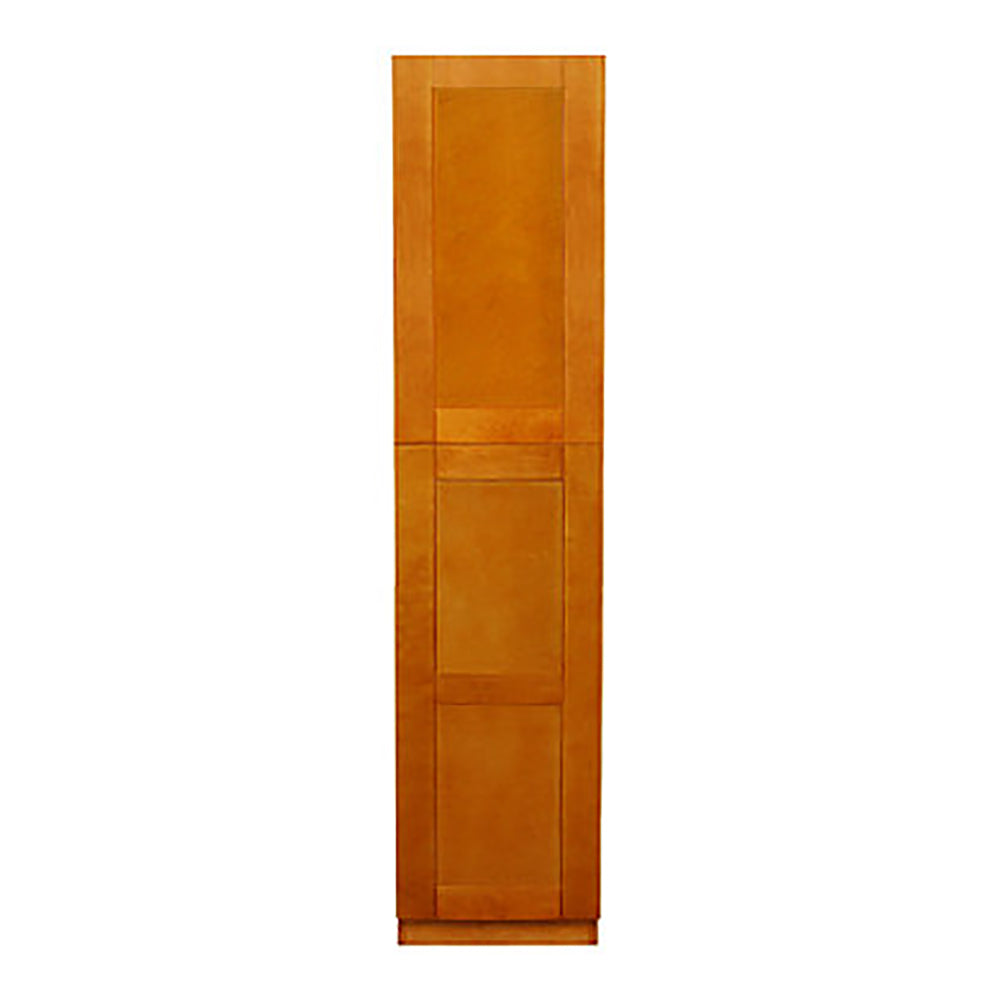 Honey Spice Pantry Cabinet with Two Doors