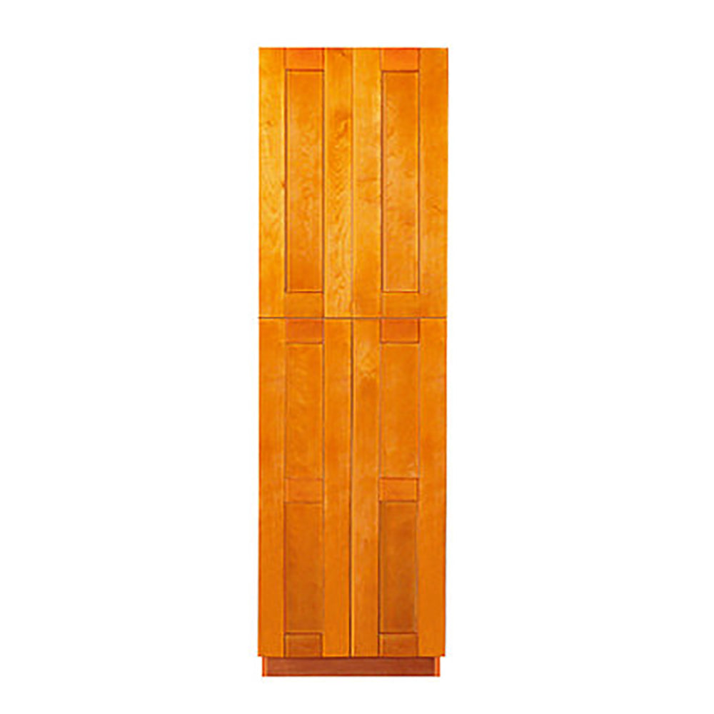 Honey Spice Pantry Cabinet with Four Doors