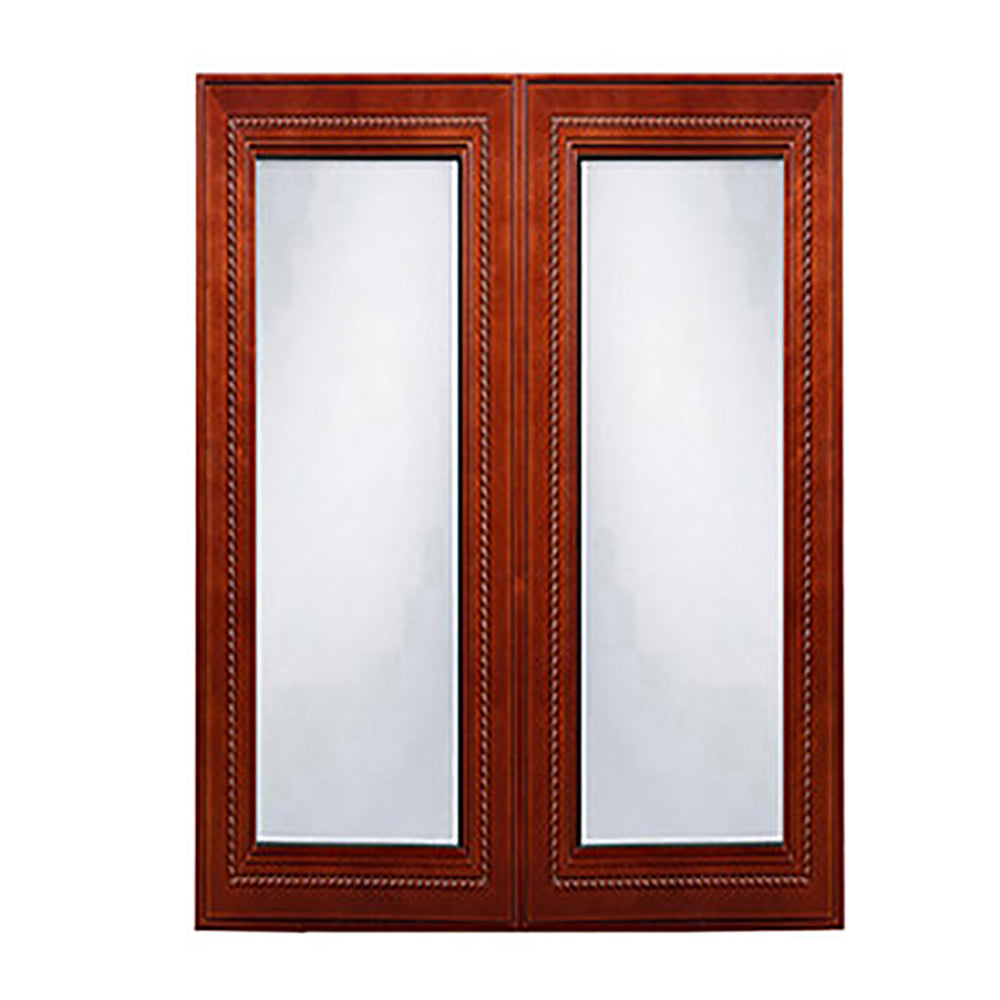 Cherry Rope Glass Door (Two Doors)