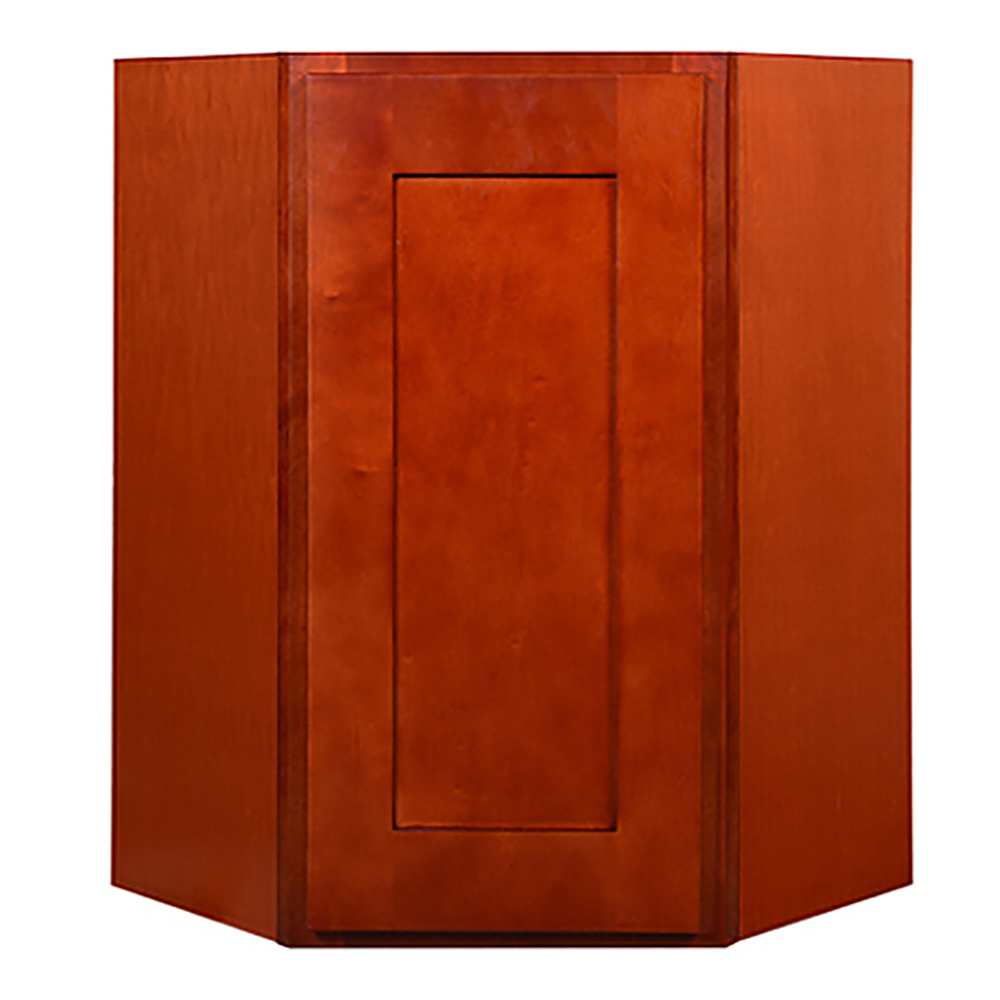 Cherry Shaker Wall Diagonal Cabinet